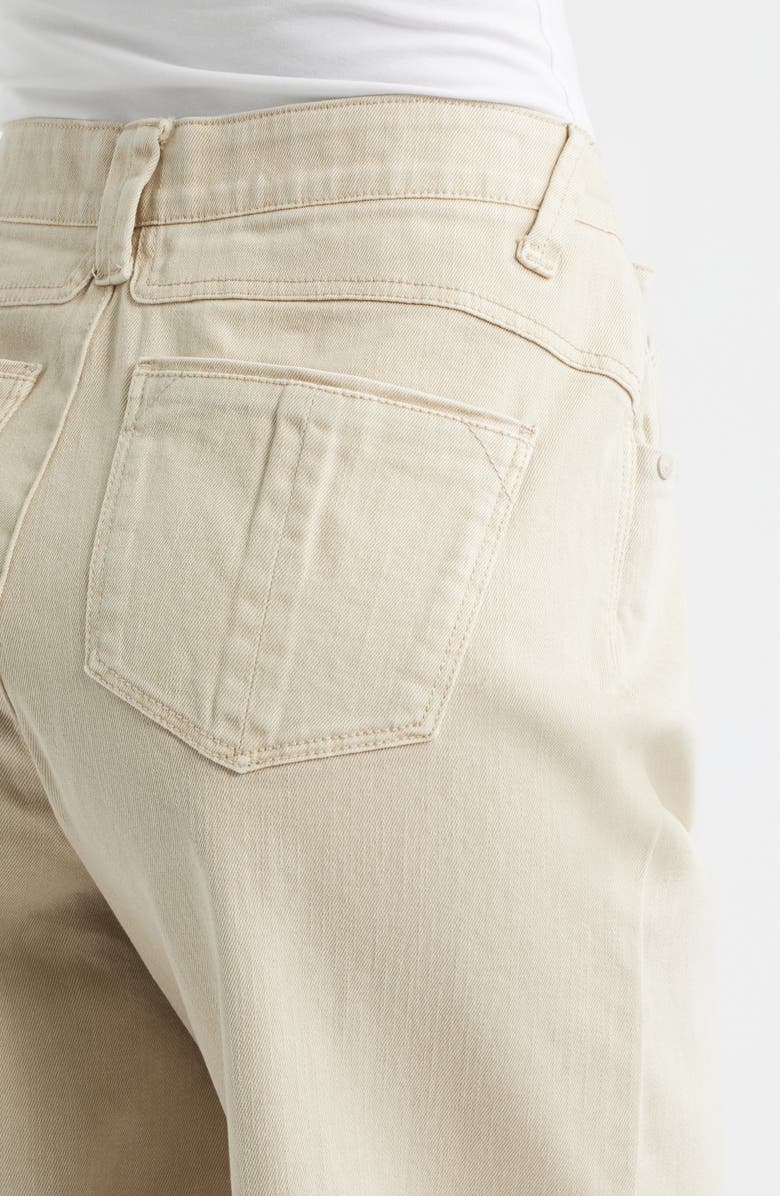 Wit & Wisdom Wyatt Skyrise High Waist Ankle Wide Leg Jeans, Alternate, color, Birch