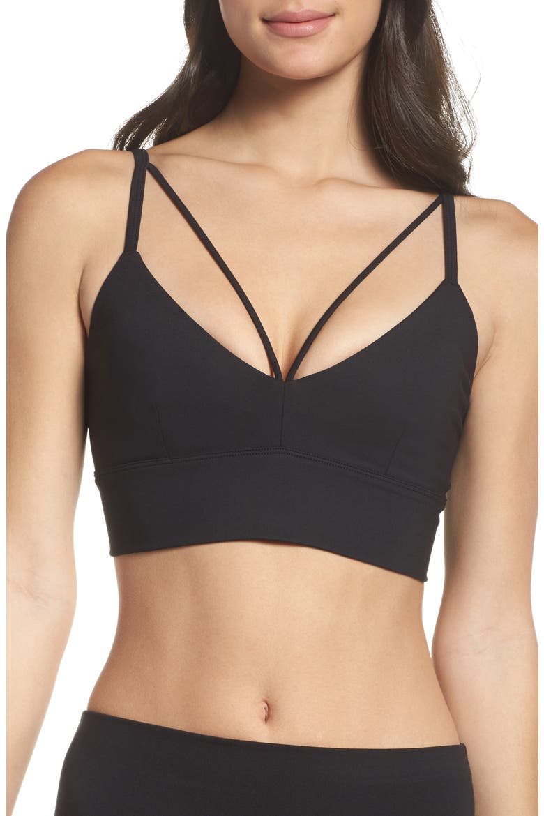 Deluxe Sports Bra, Main, color, BLACK