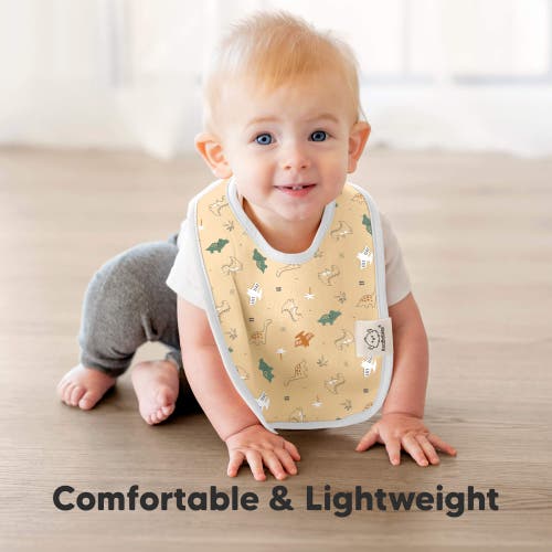 Keababies 8-pack Coast Drool Bibs In Mesozoic