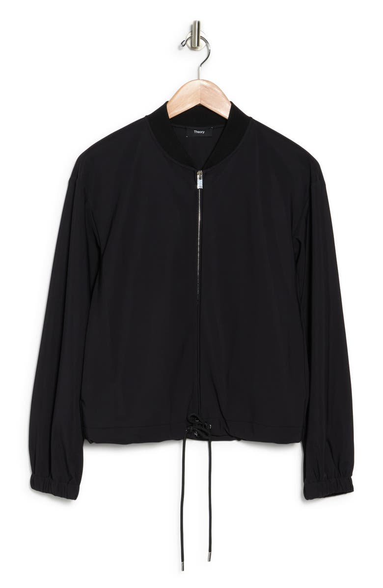 Theory Cropped Zip Jacket, Alternate, color, Black
