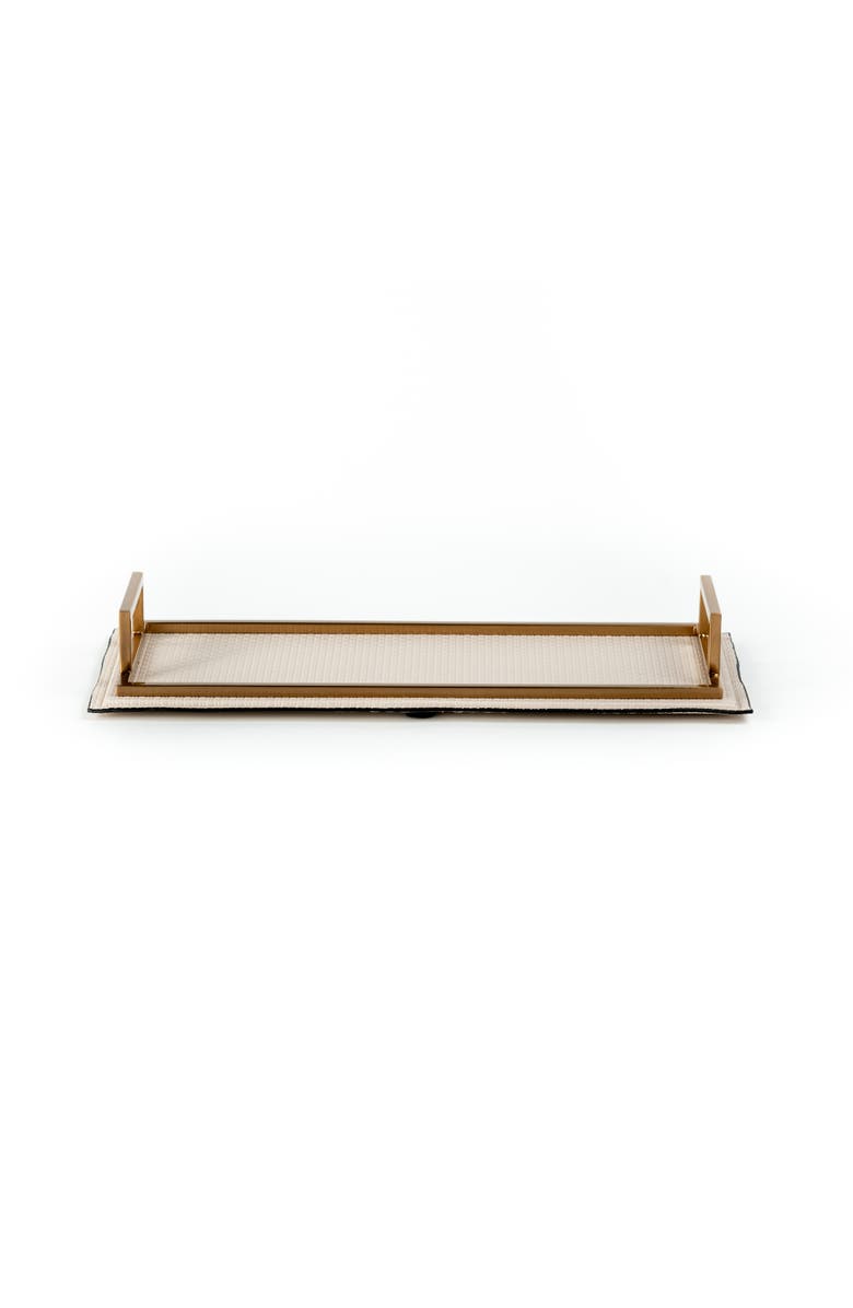 Togas Tetra Decorative tray, Alternate, color, Beige