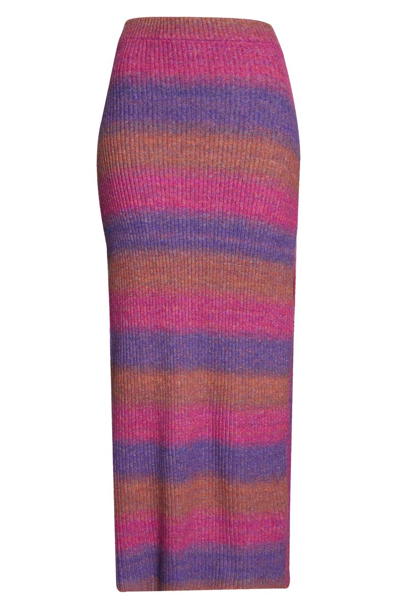 Simon Miller Jawa Ombré Stripe Sweater Skirt, Alternate, color,