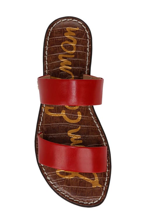 Sam Edelman Gala Slide Sandal In Summer Red
