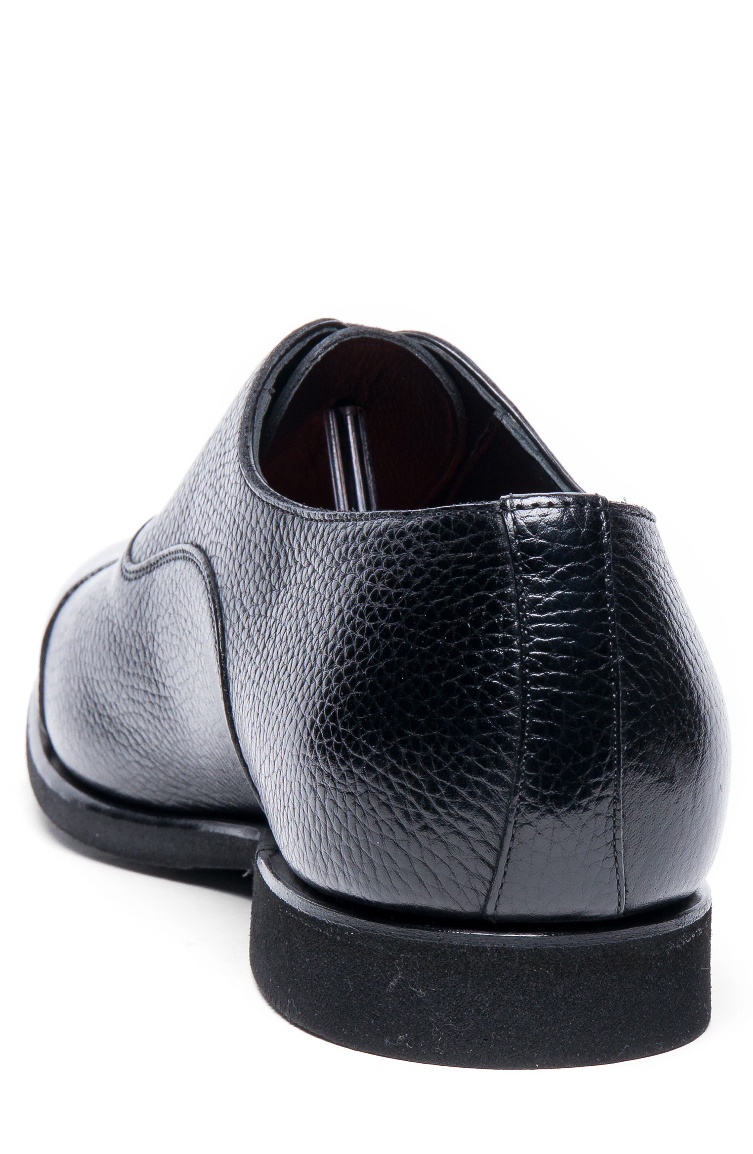 Santoni Darian Oxford Shoe, Alternate, color, Black