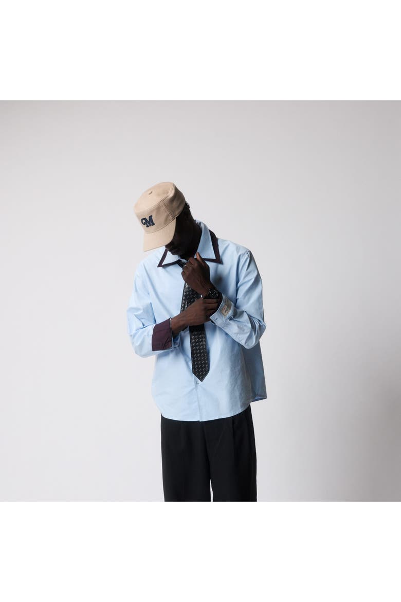 Oxford Shirt, Alternate, color, Blue