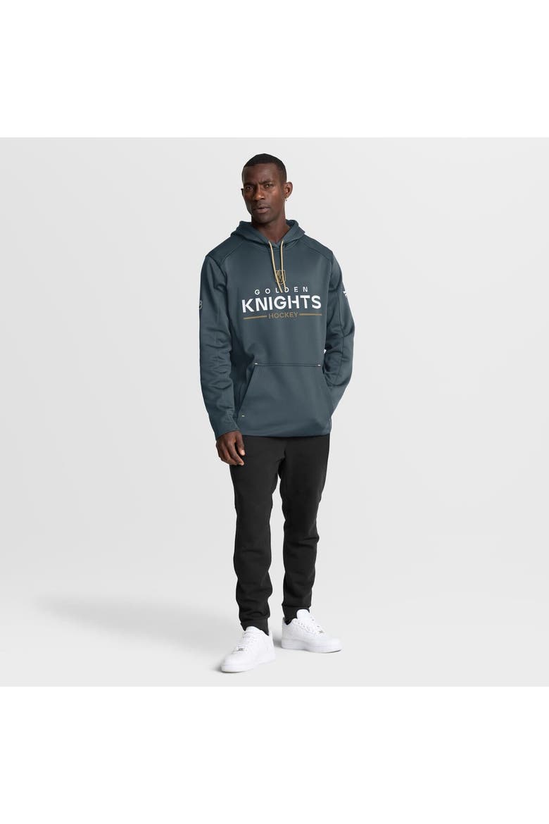 Men's Fanatics Gray Vegas Golden Knights Authentic Pro Rink Hoodie, Alternate, color, Gray