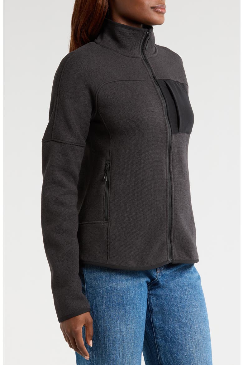 Front Range Fleece Jacket, Alternate, color, TNF BLACK HEATHER