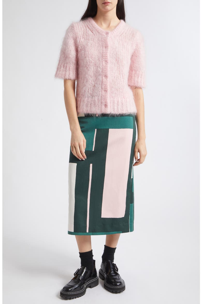 Sanasto Knit Cardigan, Alternate, color, LIGHT PINK