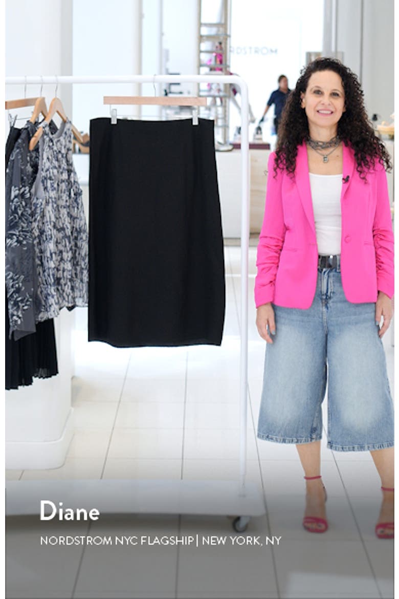 Easy Linen Blend Slip Skirt video
