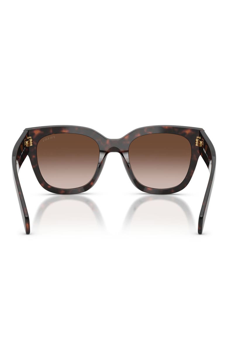 53mm Square Sunglasses, Alternate, color, ROOT TORTOISE / BROWN GRADIENT