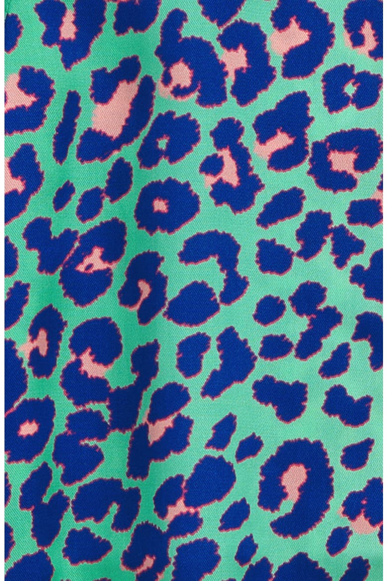 Kids' Leopard Print Button-Up Shirt, Alternate, color, MULTI