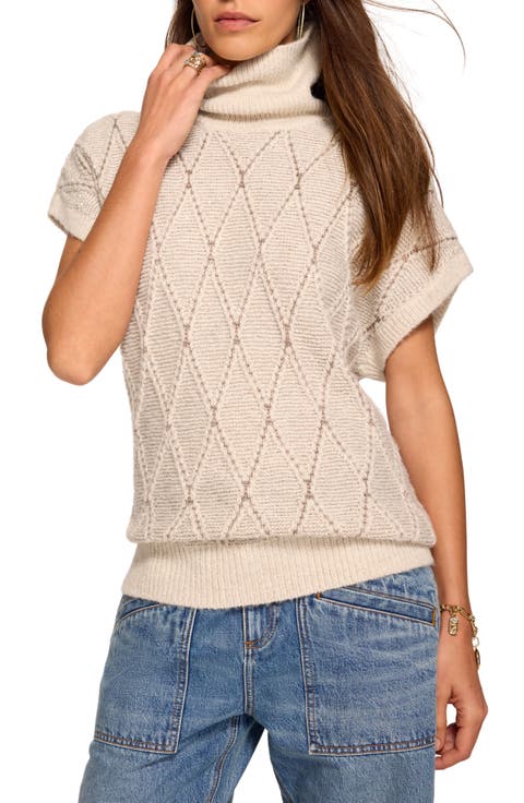 Blair Argyle Turtleneck Sweater
