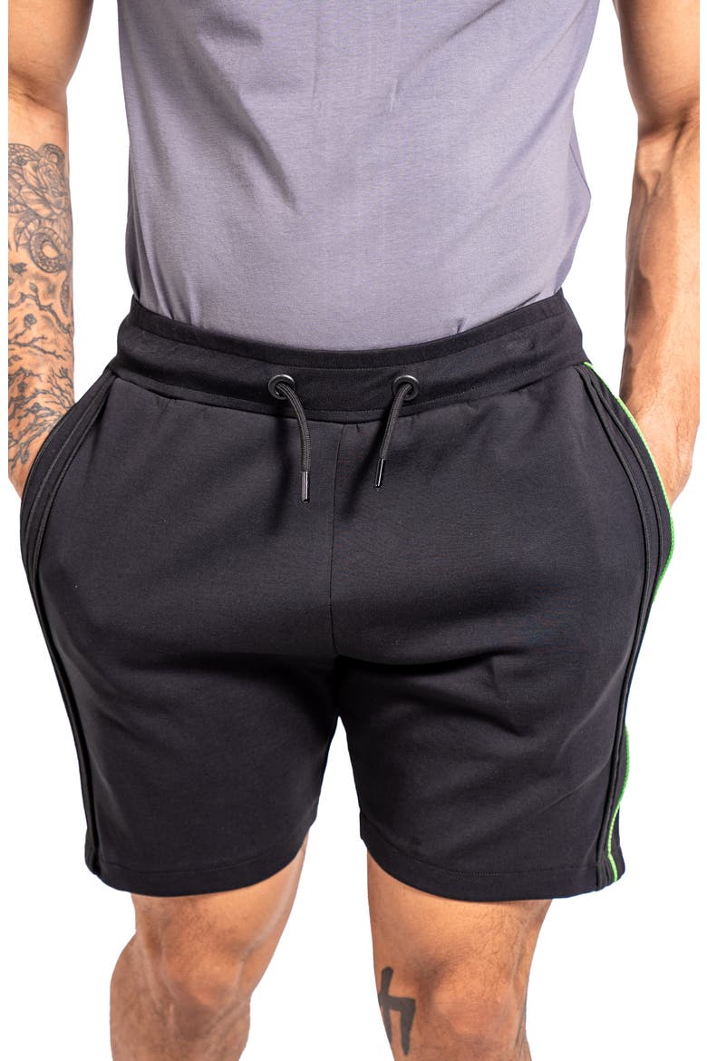 Resistanceneon Black Shorts, Alternate, color, BLACK