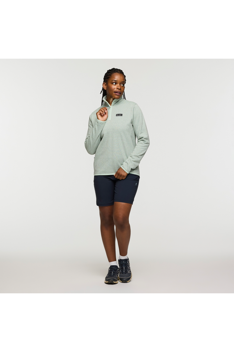 Envo Fleece Quarter-Zip Pullover - Women's, Alternate, color, Heather Foam
