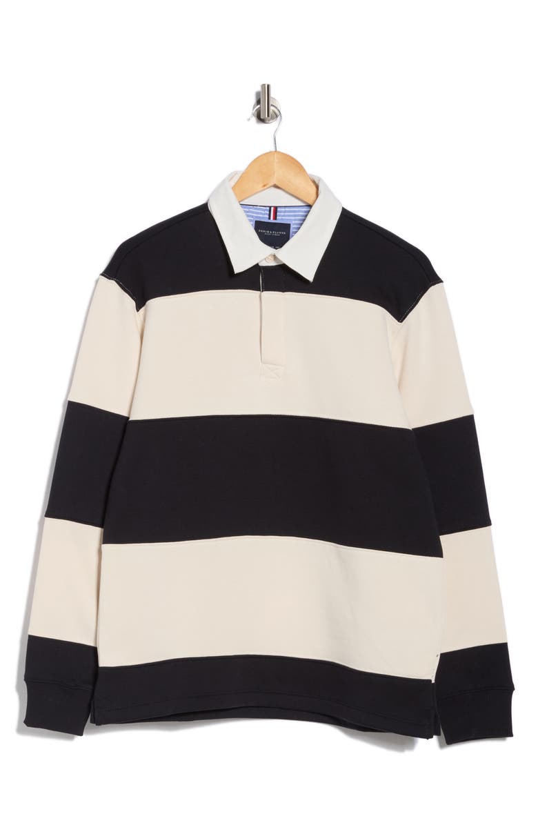 DENIM AND FLOWER Fleece Rugby Polo, Alternate, color,