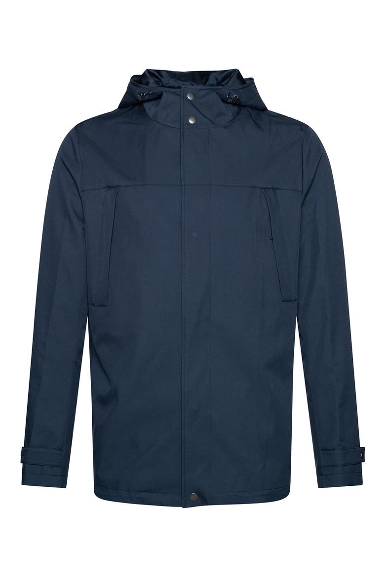 Hooded Windbreaker Jacket, Alternate, color, DARK NAVY