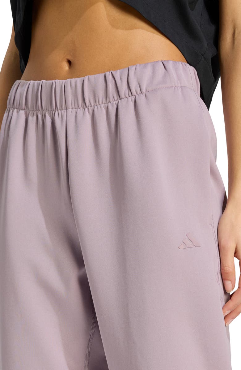 adidas Motion Yoga Essentials Climacool Pants, Alternate, color, Preloved Fig