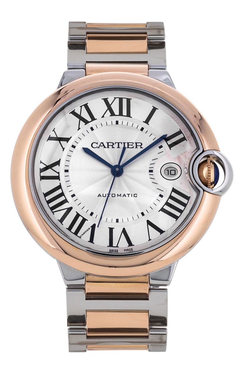 Watchfinder & Co. Cartier Preowned 2000 Ballon Bleu Bracelet Watch, 42mm, Main, color, 
