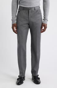 Jack Victor Sage Stretch Wool Flannel Pants