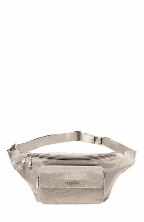 BAGGALLINI Modern Everywhere Belt Bag Sling in Sterling Shimmer at Nordstrom