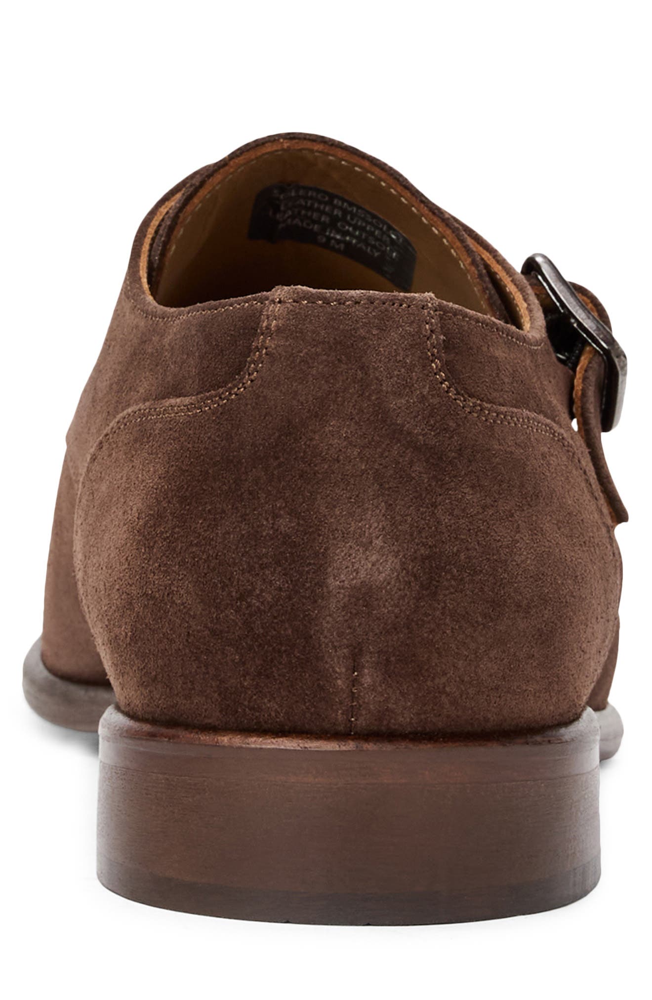 Bruno Magli Solero Monk Strap Loafer, Alternate, color, Dark Brown Suede