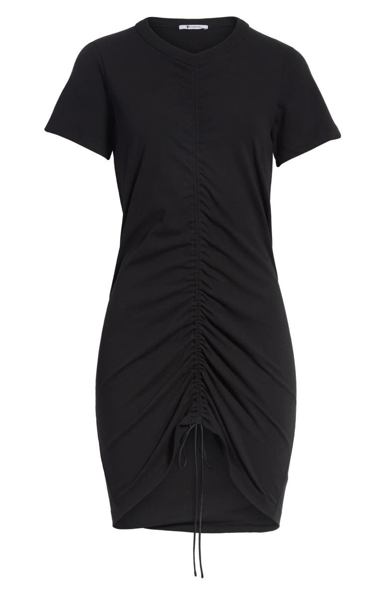 black short dress casual Feels Just Right Black Puff Sleeve Embroidered Eyelet Mini Dress