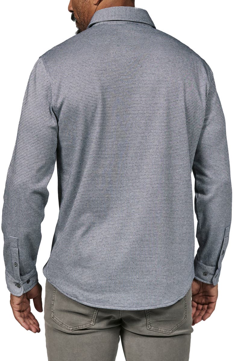 7 Diamonds Generation Knit Button-Up Shirt, Alternate, color, Blue