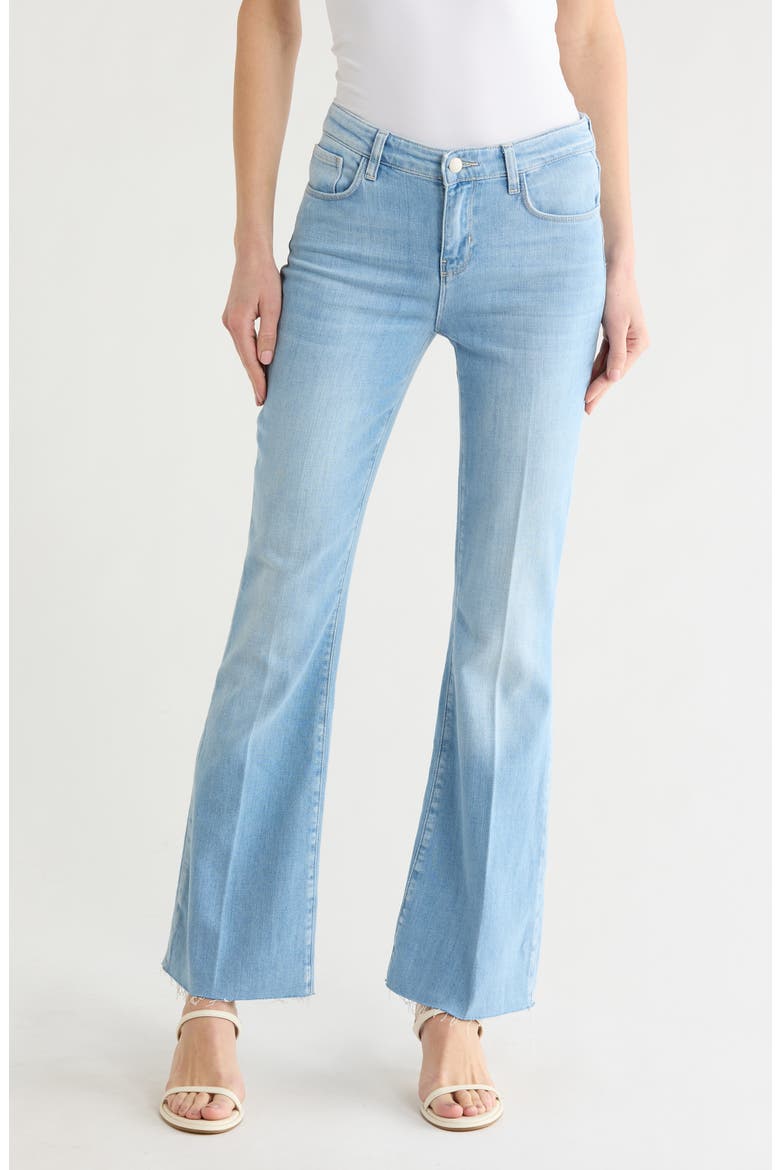 Sera High Waist Flare Jeans, Main, color, ESSEX