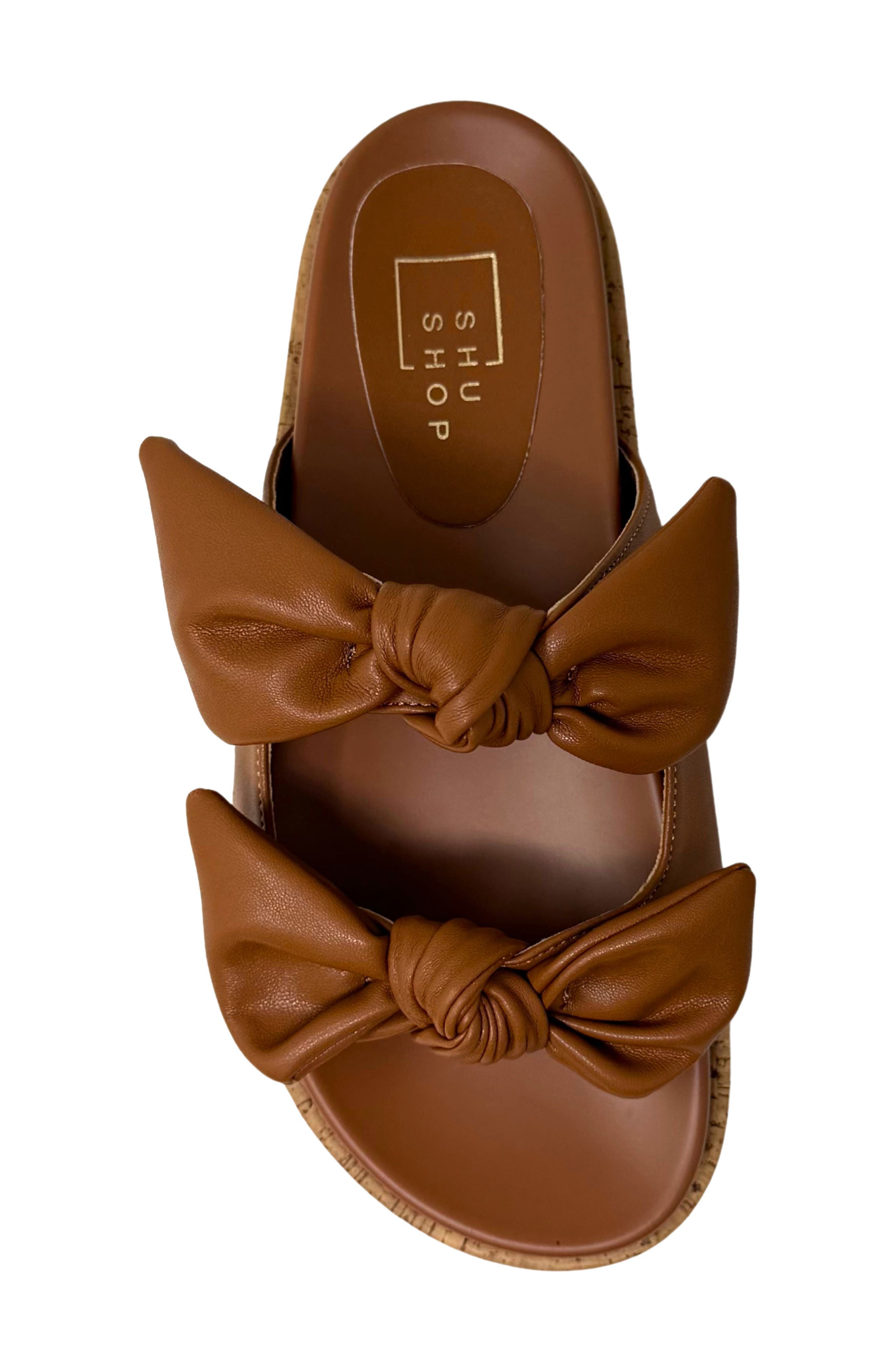 SHUSHOP Kiki Platform Sandal, Alternate, color, Tan