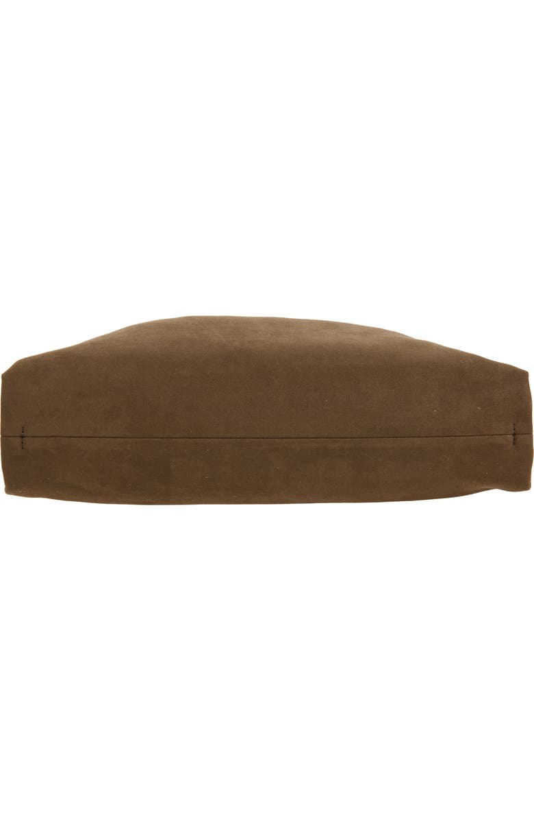 Stella McCartney Medium Falabella Faux Suede Drawstring Tote, Alternate, color, Moka