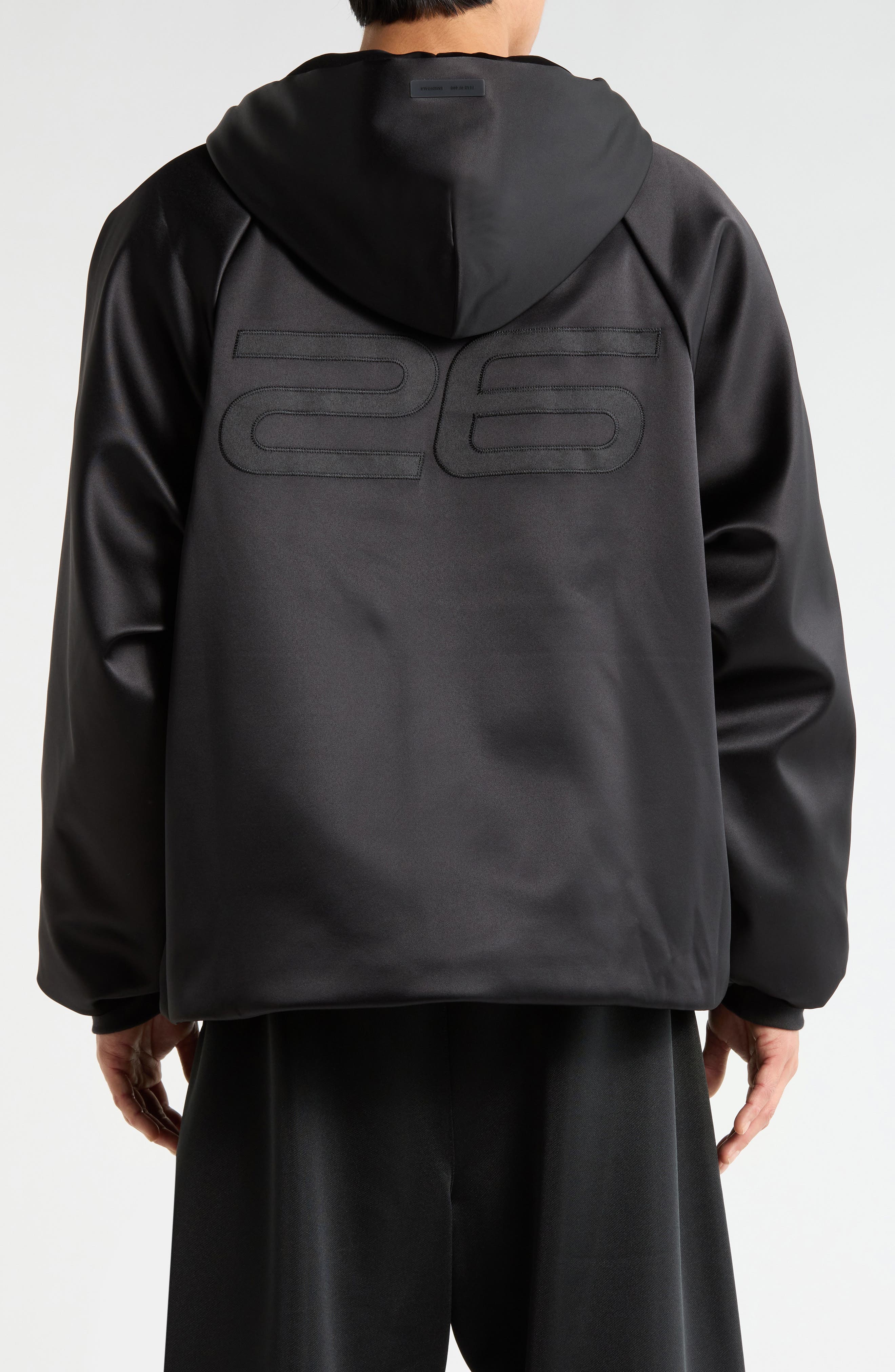 Satin Bomber Jacket - image 2