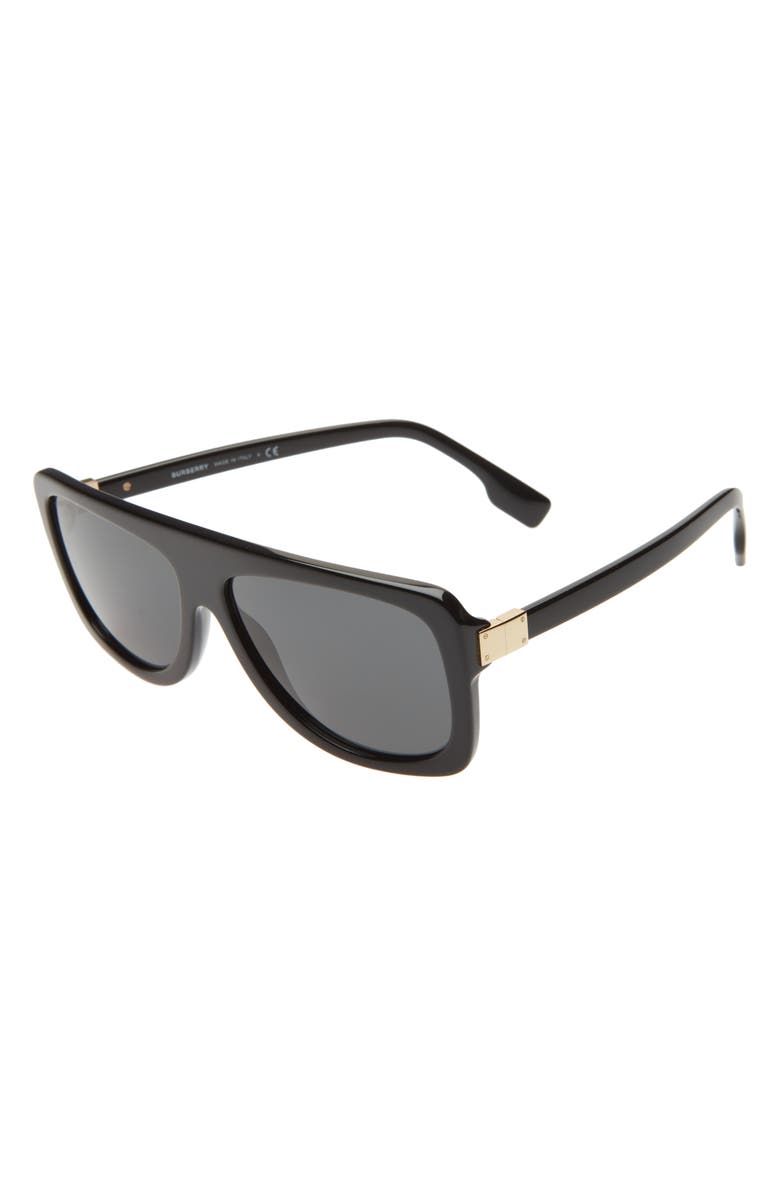Burberry 59mm Rectangular Sunglasses, Alternate, color, 