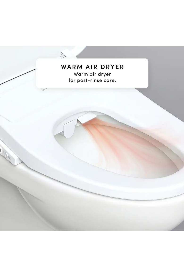 Cloud+ Electric Heated Bidet Seat, Alternate, color, White