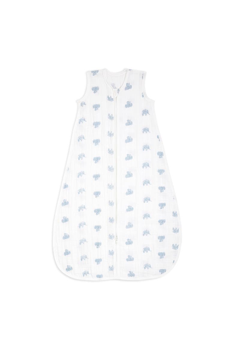 Organic Cotton Muslin Wearable Blanket, Main, color, ANIMAL KINGDOM