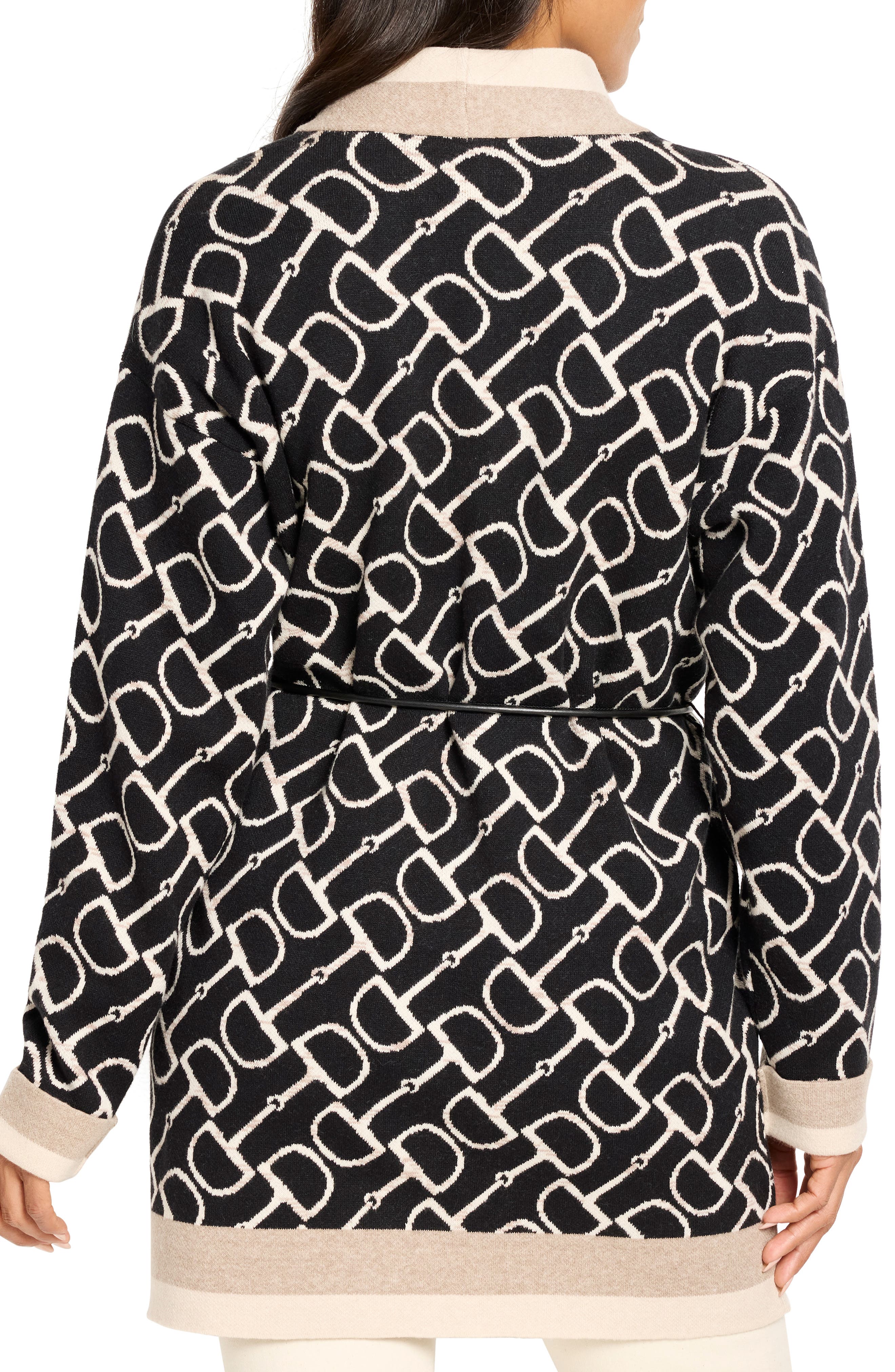 Belted Esquestrian Cardigan - image 2