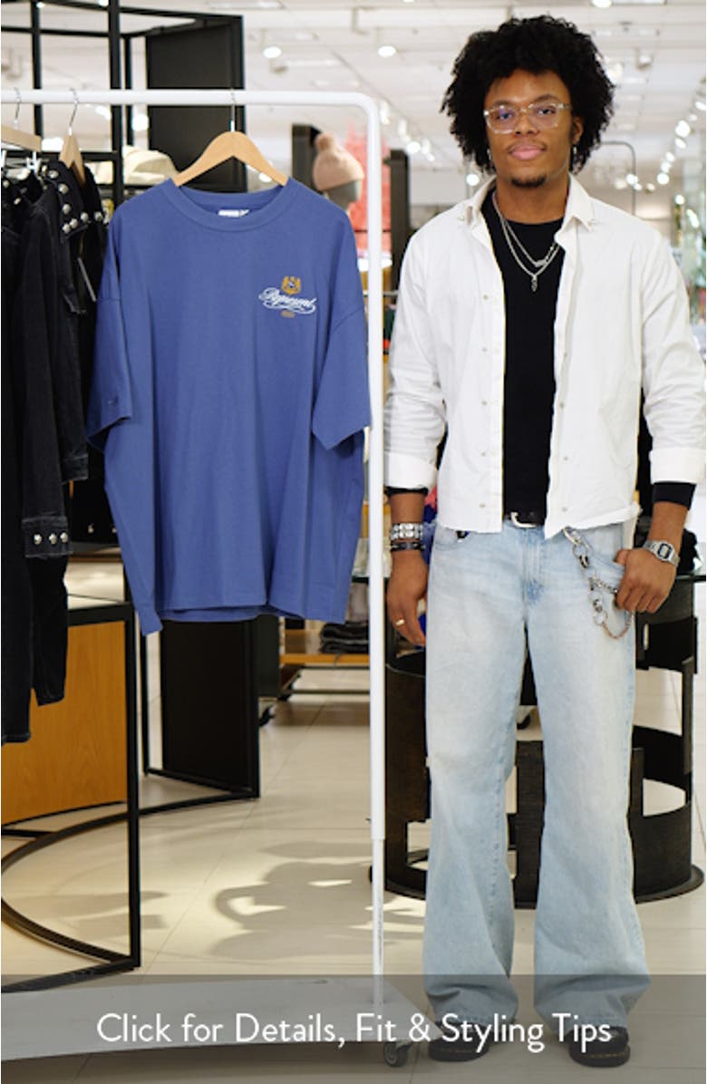 x Represent Oversize Cotton Graphic T-Shirt, sales video thumbnail