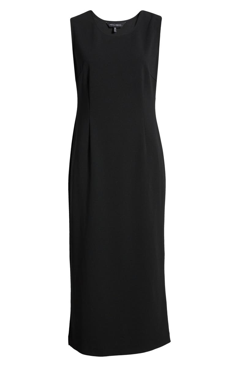 Ming Wang Sleeveless Midi Dress, Alternate, color, 
