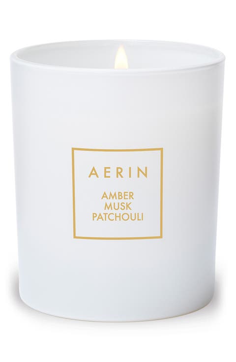 Amber Musk Patchouli Scented Candle