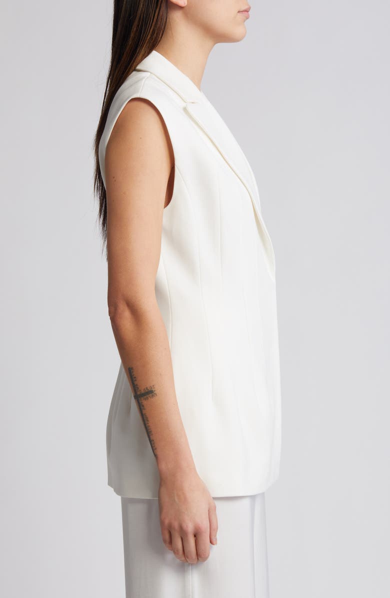 RUE SOPHIE Theo Blazer Vest, Alternate, color, Off White