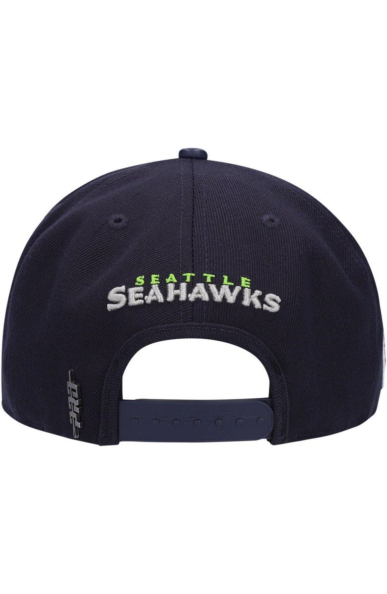 PRO STANDARD Men's Pro Standard Seattle Seahawks Navy Stars Snapback Hat, Alternate, color, 