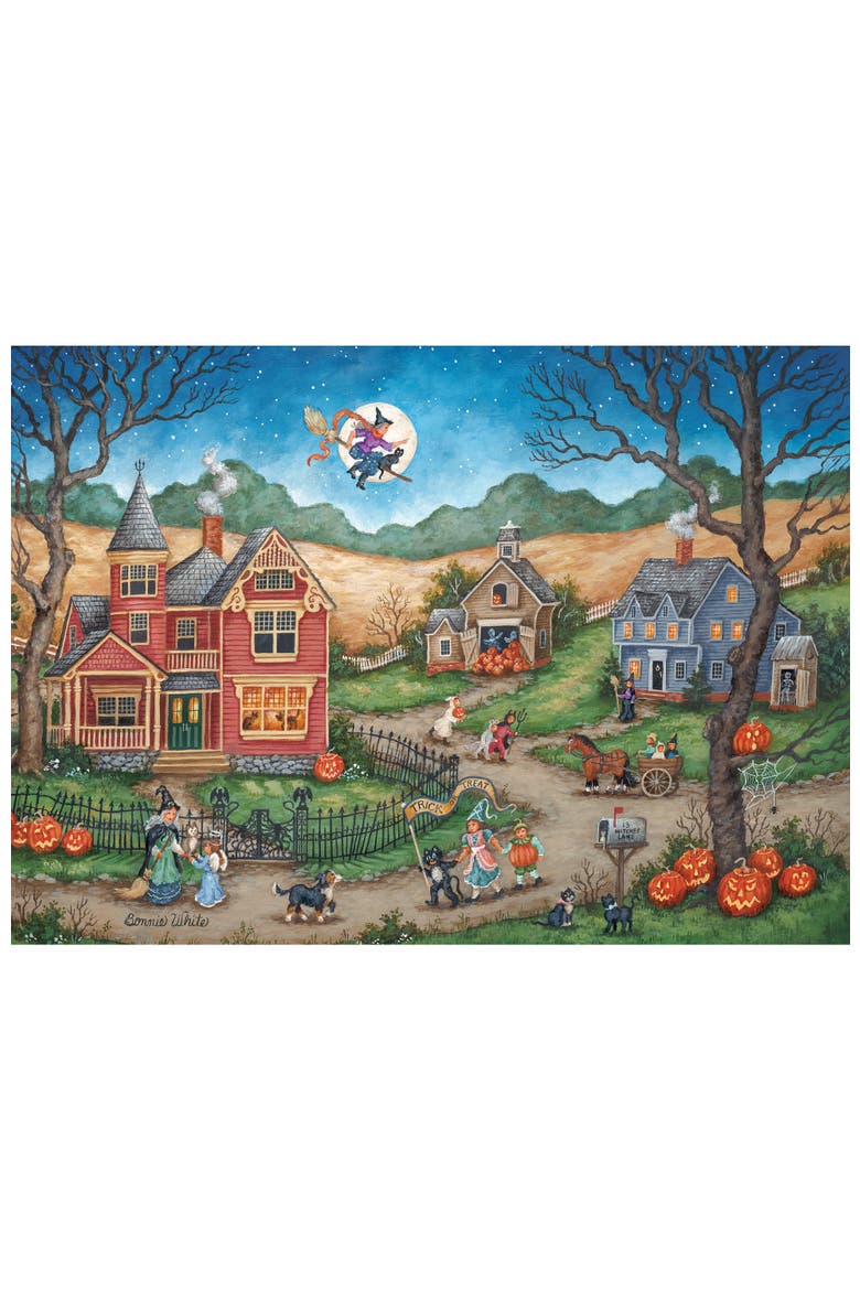 Trick or Treat 500 Piece Jigsaw Puzzle, Alternate, color, Multicolor