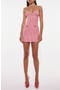 Magen Gingham Strapless Minidress