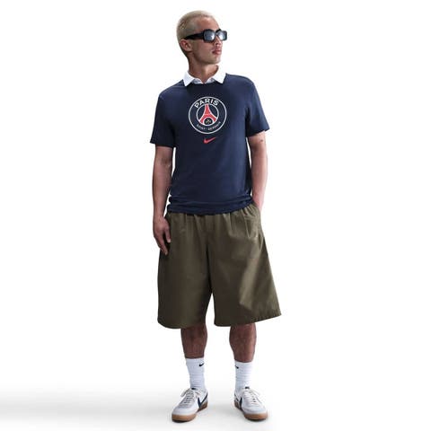 Men's Nike  Navy Paris Saint-Germain Crest T-Shirt