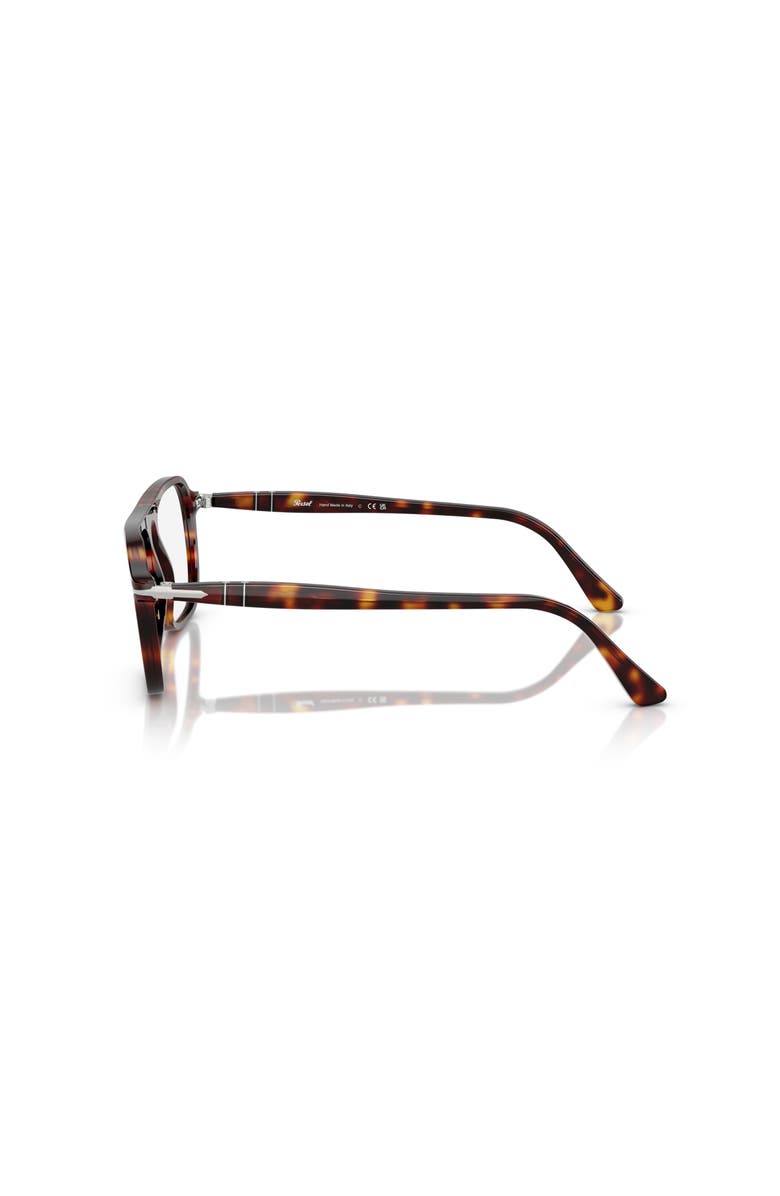 Persol 51mm Square optical glasses, Alternate, color, Tortoise