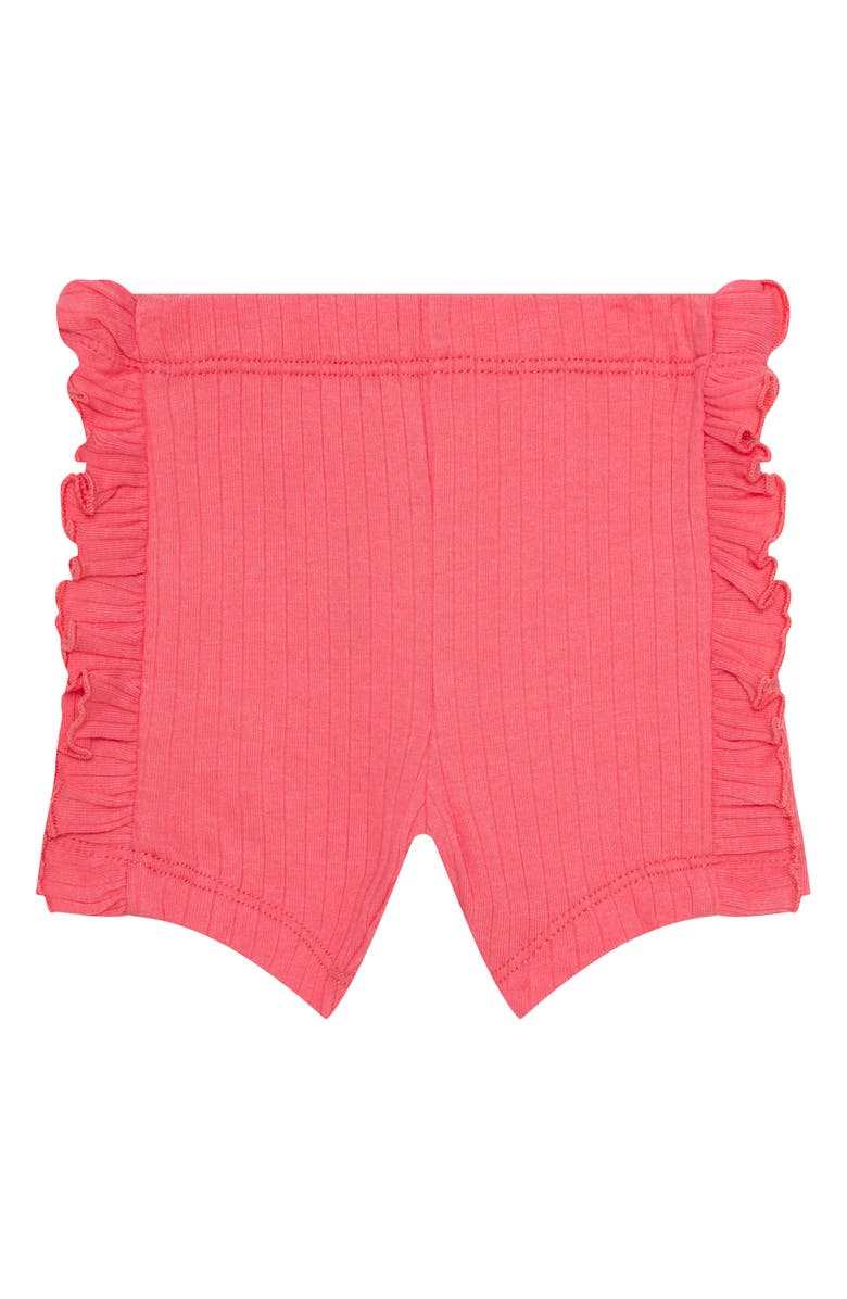 Petit Lem’s Mini Threads Babydoll Tank, T-Shirt, Shorts & Bucket Hat Set, Alternate, color, Flower
