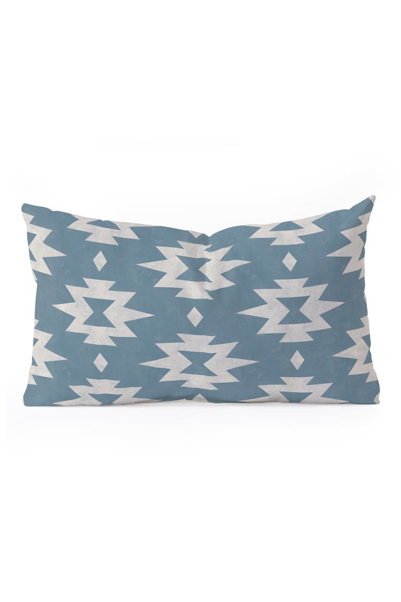 Southwestern Star Lumbar Throw Pillow, Main, color, BLUE