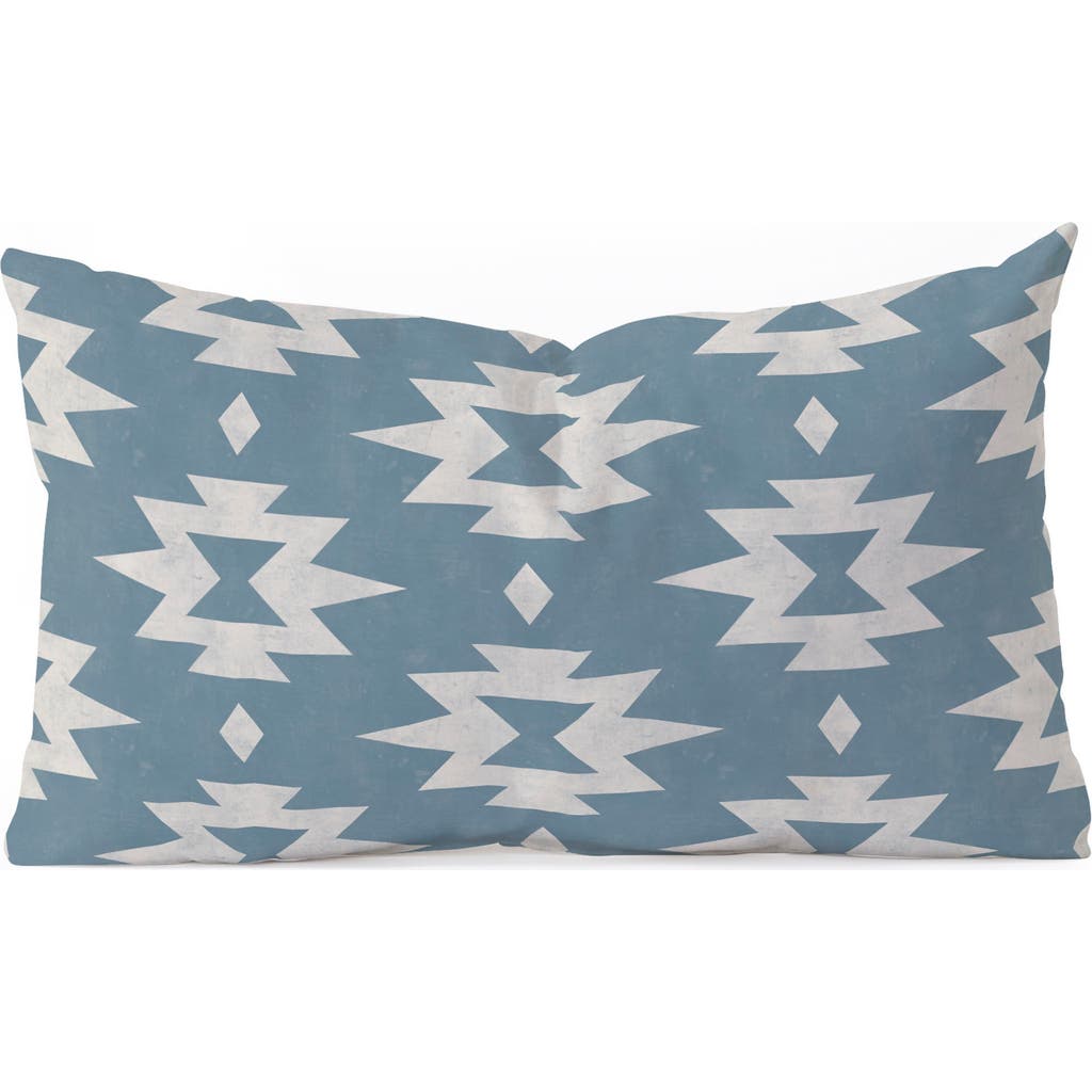 Deny Designs Southwestern Star Lumbar Throw Pillow In Blue