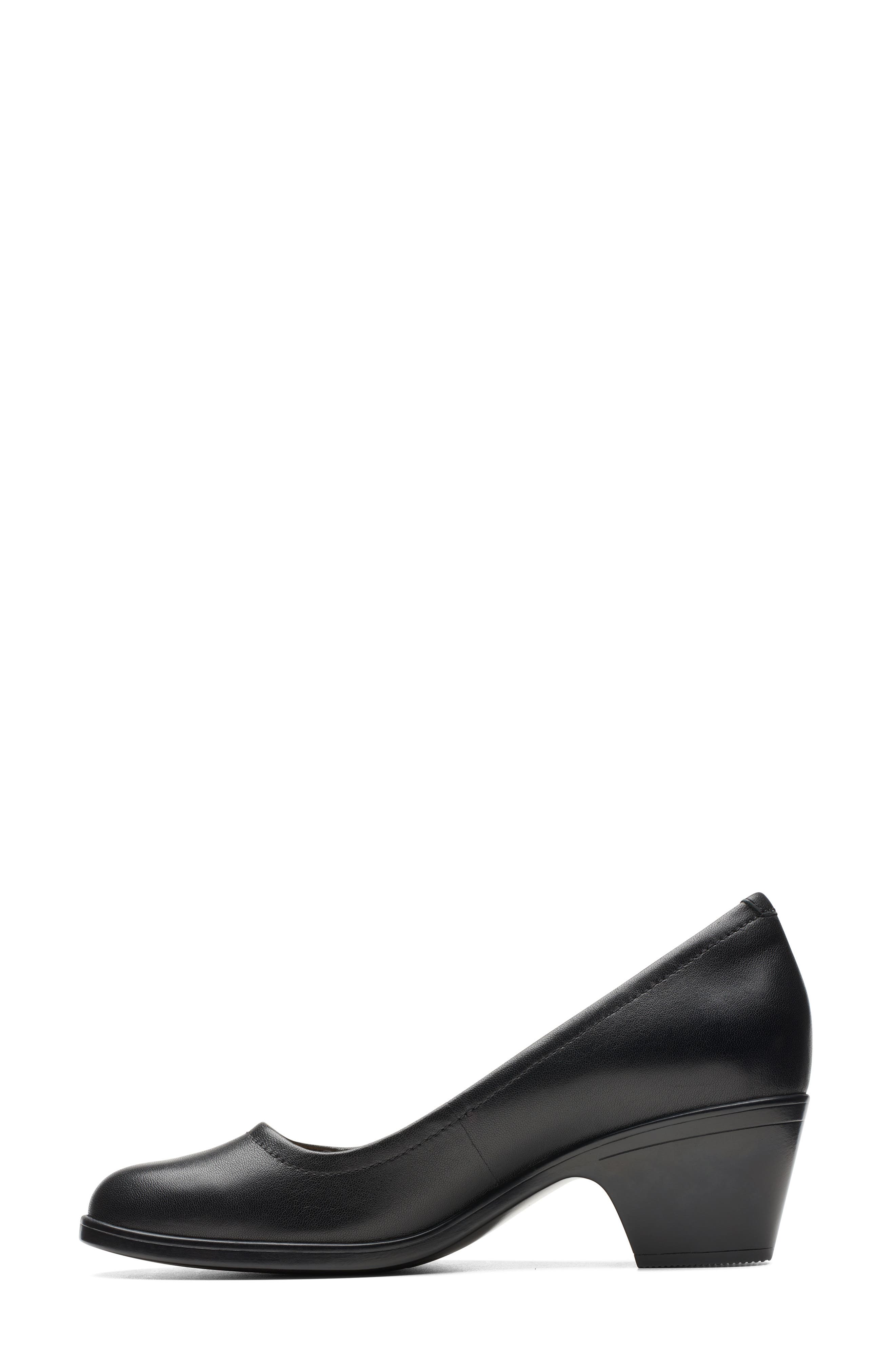 Clarks<sup>®</sup> Emily 2 Ruby Pump, Alternate, color, Black Leather