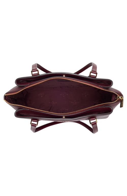 Kate Spade New York Monet Large Triple Compartment Tote Bag In Burgundy