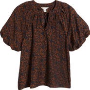 Caslon® Puff Sleeve Top